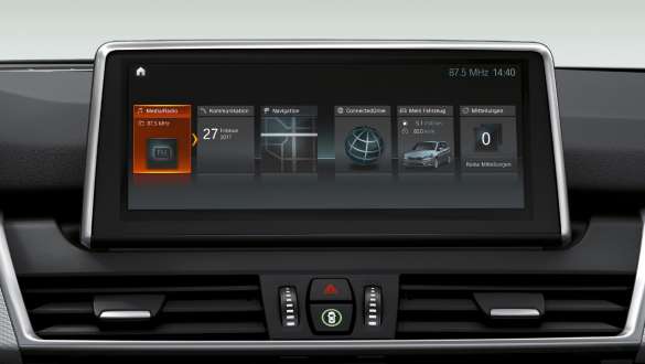 Touch Interface, BMW 2-SARJAN Gran Tourer Touch Interface, monitoiminäyttö, BMW 2-SARJAN Gran Tourer F46 2018, sisätila