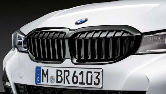 BMW 3-sarjan Sedan (G20), M Performance jäähdyttimen säleikkö musta BMW 3-sarjan Sedan (G20), M Performance jäähdyttimen säleikkö musta