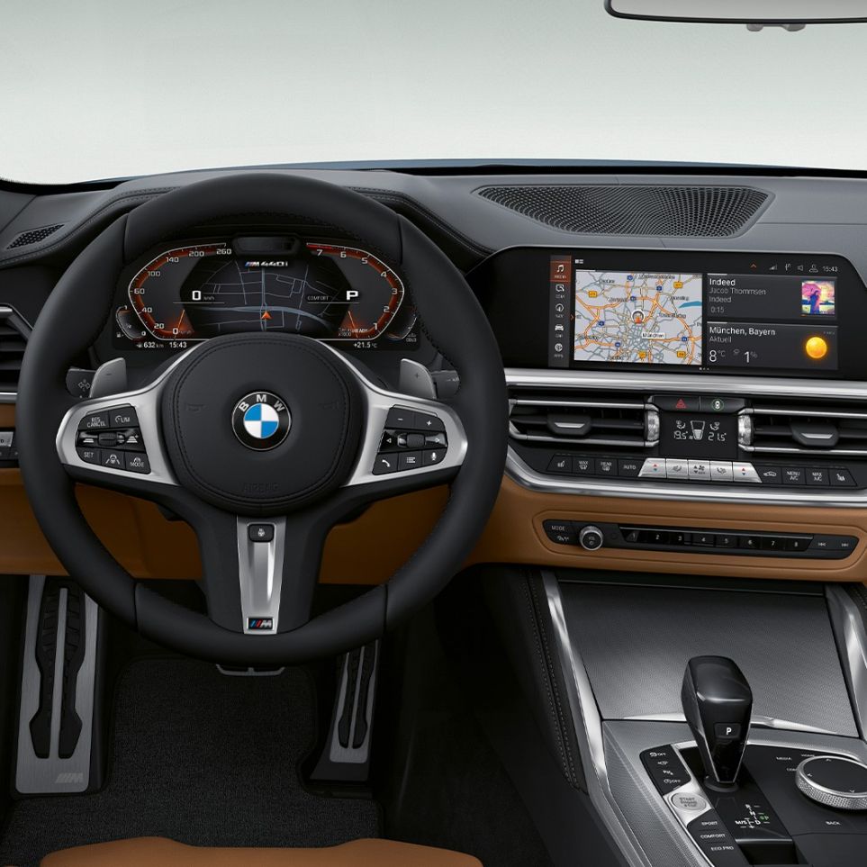 Ohjaamo, BMW 4-sarjan Coupé G22 2020 BMW 4-sarjan Coupé G22 2020, sisätila, ohjaamo