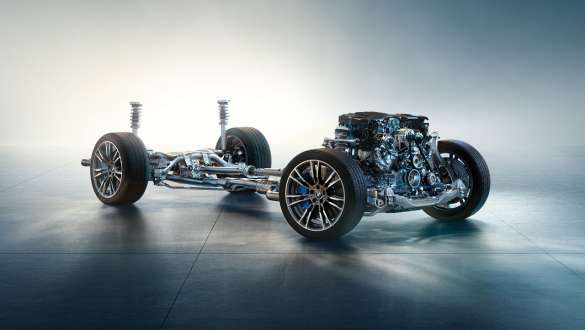 Kevythybriditeknologia BMW 5-sarjan Sedan G30 moottori Kevythybriditeknologia, BMW 5-sarjan Sedan G30, alusta