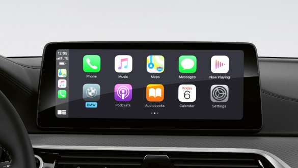 Smartphone Integration BMW 5-sarjan Sedan G30 Smartphone Integration BMW 5-sarjan Sedan G30 Facelift 2020 sisätila ohjaamo
