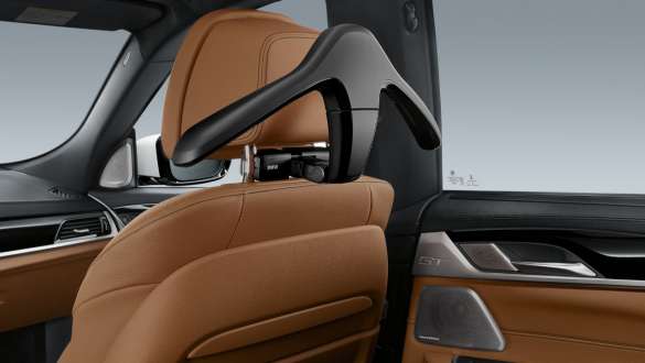 BMW vaateripustin musta Travel & Comfort BMW 6-sarjan Gran Turismo G32 2020 BMW vaateripustin musta, ”Travel & Comfort” BMW 6-sarjan Gran Turismo G32 2020 lähikuva