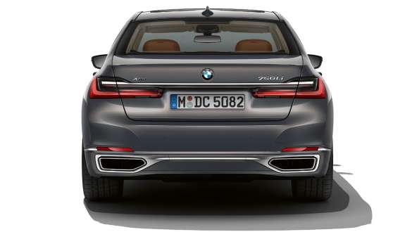 BMW 7-sarjan Sedanin takaspoileri BMW 7-sarjan Sedan: Lähikuva takaspoilerista