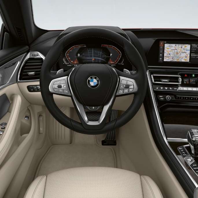 Perusmalli ohjaamo BMW 8-sarjan Gran Coupé, perusmalli ohjaamo