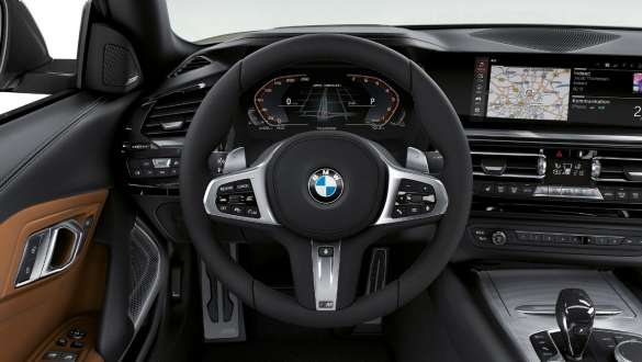 Nahkainen M-ohjauspyörä, BMW Z4 M40i G29 Nahkainen M-ohjauspyörä, BMW Z4 M40i G29 2019, ohjaamo