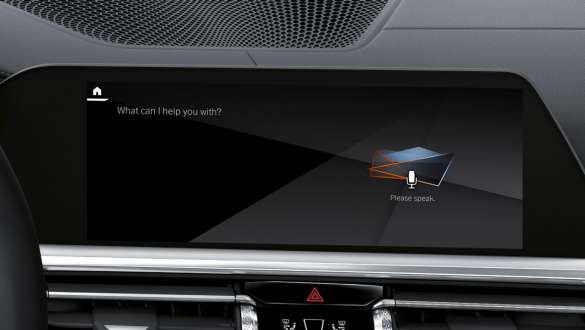 Intelligent Personal Assistant, BMW M3 Sedan -autot G80 G20 BMW M3 Sedan -autot G80 G20, Intelligent Personal Assistant, monitoiminäyttö, sisätila