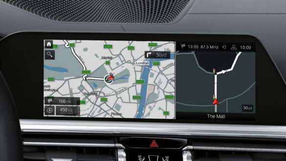 BMW Live Cockpit Professional, BMW M3 Sedan -autot G80 G20 BMW M3 Sedan -autot G80 2020, BMW Live Cockpit Professional, monitoiminäyttö, sisätila