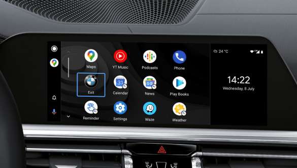 Smartphone Integration, BMW M3 Sedan -autot BMW M3 Sedan -autot G80 G20, Smartphone Integration, monitoiminäyttö, sisätila