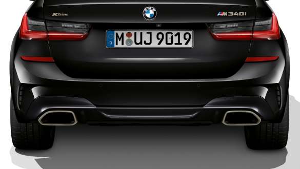 Ainutlaatuiset pakoputkenpäät BMW M340i xDrive Touring, ainutlaatuiset pakoputkenpäät