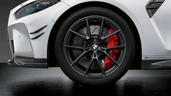 Taottu 19"/20" M Performance -vanne 963 M BMW M4 Coupé G82 2020 BMW M4 Coupé G82 2020 taottu 19"/20" M Performance -vanne 963 M lähikuva