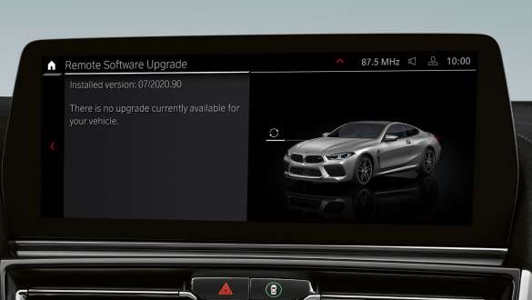 Remote Software Upgrade BMW 8-sarjan Gran Coupé M -autot F93 LCI Facelift 2022 BMW 8-sarjan Gran Coupé M -autot F93 LCI Facelift 2022 Remote Software Upgrade Control Display