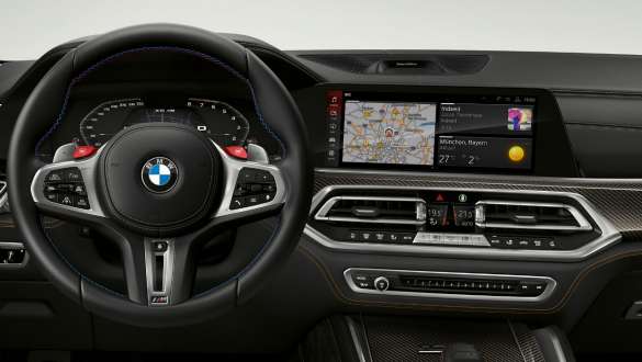 BMW X6 M -autot, joissa BMW Live Cockpit Professional, F96 BMW Live Cockpit Professional, BMW X6 M -autot F96 2020 SUV, sisätila