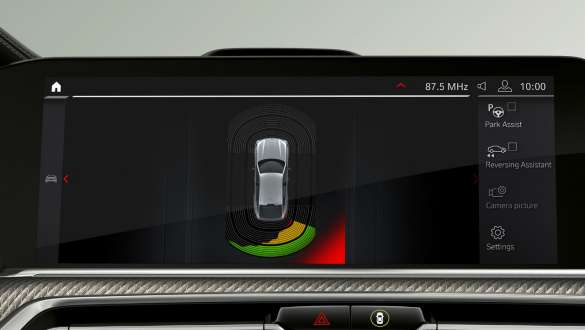 BMW X6 M -autot, joissa Parking Assistant Plus, F96 Parking Assistant Plus, BMW X6 M -autot F96 2020 SUV, sisätila