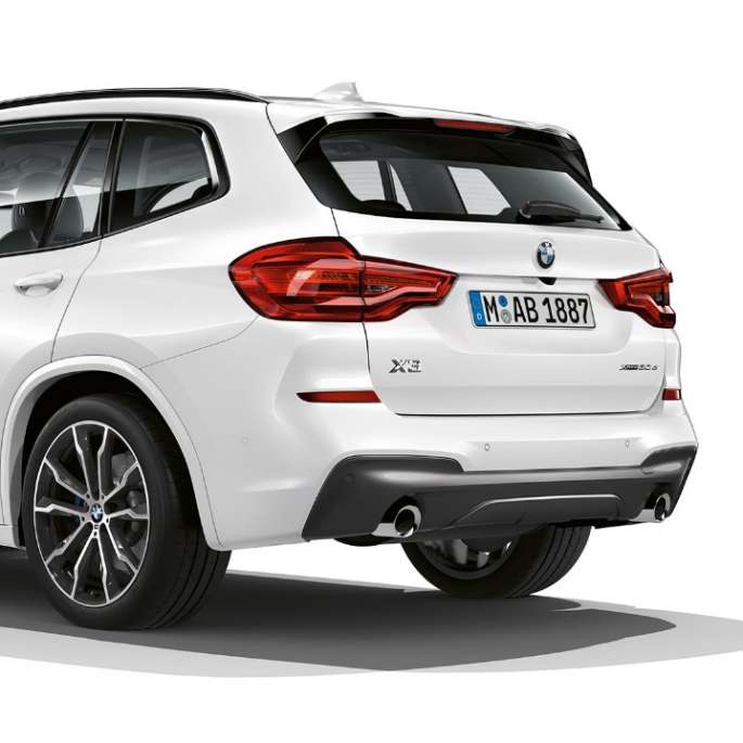 BMW X3 M40i, Business M Sport, kolmen neljäsosan kuva perästä BMW X3 M40i, Business M Sport, kolmen neljäsosan kuva perästä