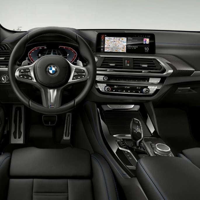 Ohjaamo, BMW X4 Business M Sport Ohjaamo, BMW X4 xDrive30i Business M Sport G02 2018, sisätila