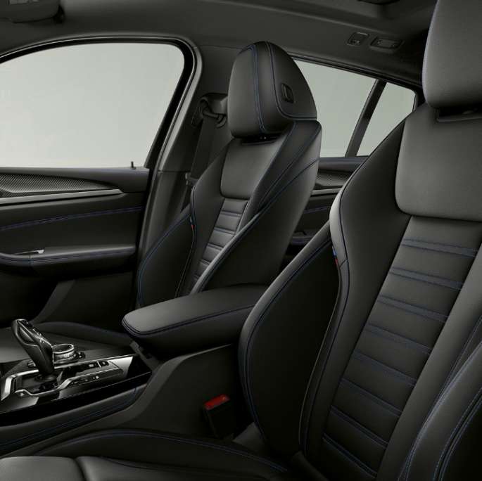 Istuinverhoilu, BMW X4 Business M Sport Istuinverhoilu, BMW X4 xDrive30i Business M Sport G02 2018, sisätila