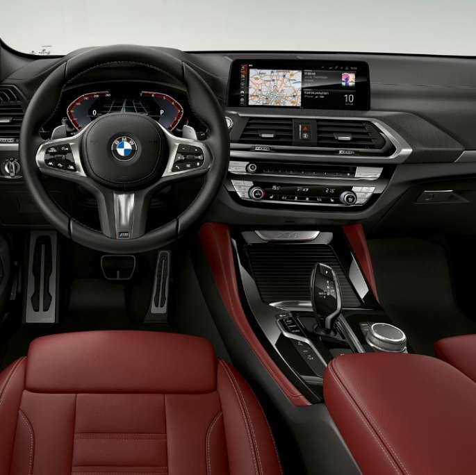 Ohjaamo, BMW X4 xDrive30i Business M Sport X Ohjaamo, xDrive30i BMW X4 Business M Sport X G02 2018, sisätila