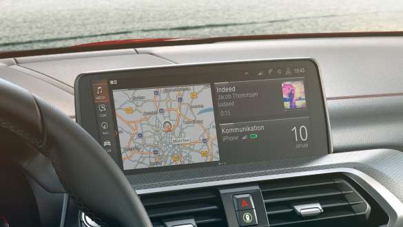 Intuitiivinen käyttökonsepti, BMW X4 Intuitiivinen käyttökonsepti, BMW X4 G02 2018, monitoiminäyttö