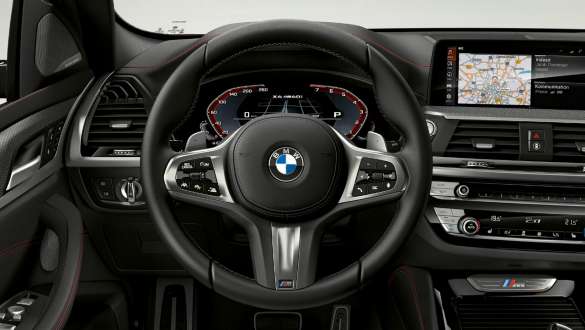 Mukautuva sport-ohjaustehostus, BMW X4 Mukautuva sport-ohjaustehostus, BMW X4 G02 2018, ohjaamo