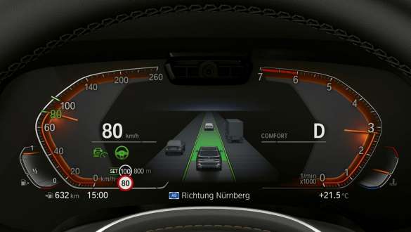 Driving Assistant Professional, BMW X5 Mittariston näyttö, Driving Assistant Professional BMW X5 G05 2018 Cockpit