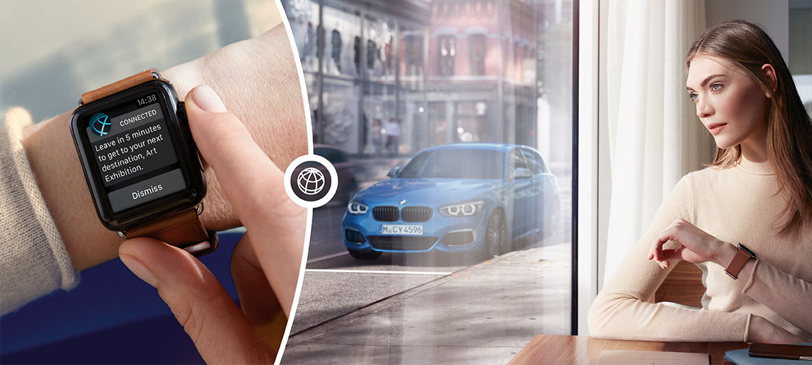 BMW 1-sarja BMW Connected time to leave BMW 1-sarja BMW Connected time to leave