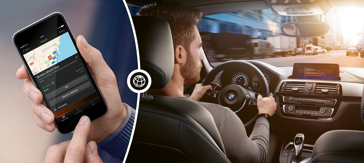 BMW 1-sarja BMW Connected send to vehicle BMW 1-sarja BMW Connected send to vehicle