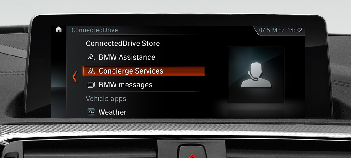 BMW 1-sarja ConnectedDrive Concierge Services BMW 1-sarja ConnectedDrive Concierge Services