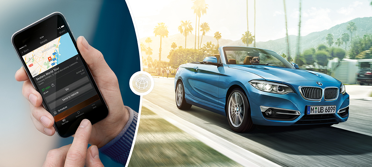 BMW 2-sarjan Cabrio Send to Car BMW 2-sarjan Cabrio Send to Car