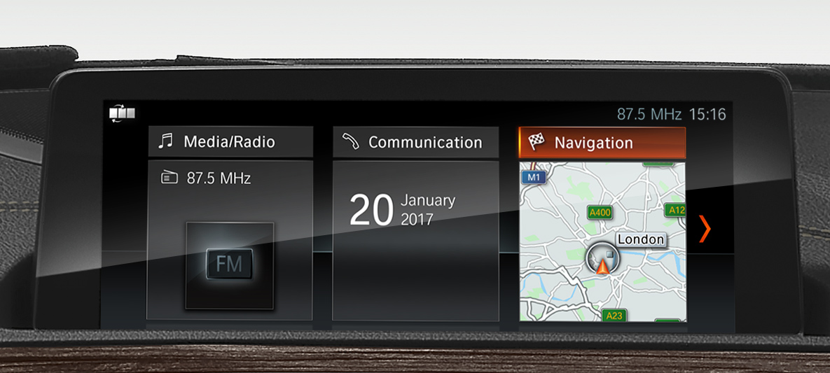 BMW 2-sarjan Cabrio monitoiminäyttö BMW 2-sarjan Cabrio monitoiminäyttö