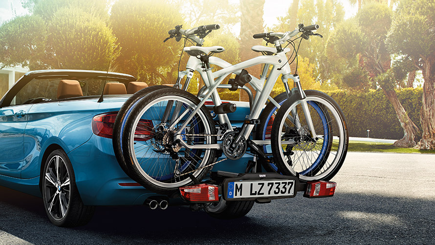 BMW 2-sarjan Cabrio lisävarusteet polkupyöräteline BMW 2-sarjan Cabrio lisävarusteet polkupyöräteline