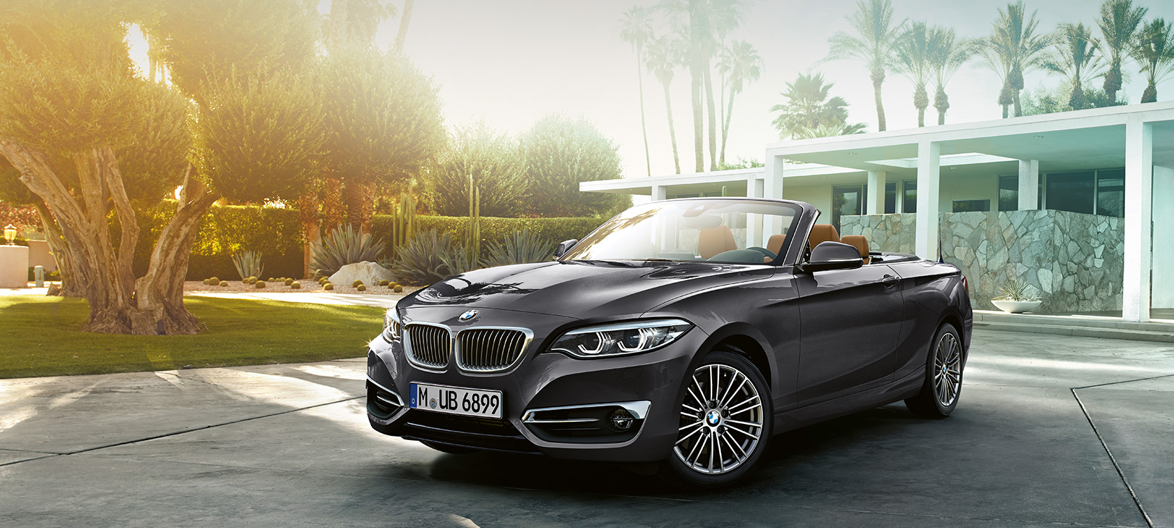 BMW 2-sarjan Cabrio, kolmen neljäsosan kuva keulasta