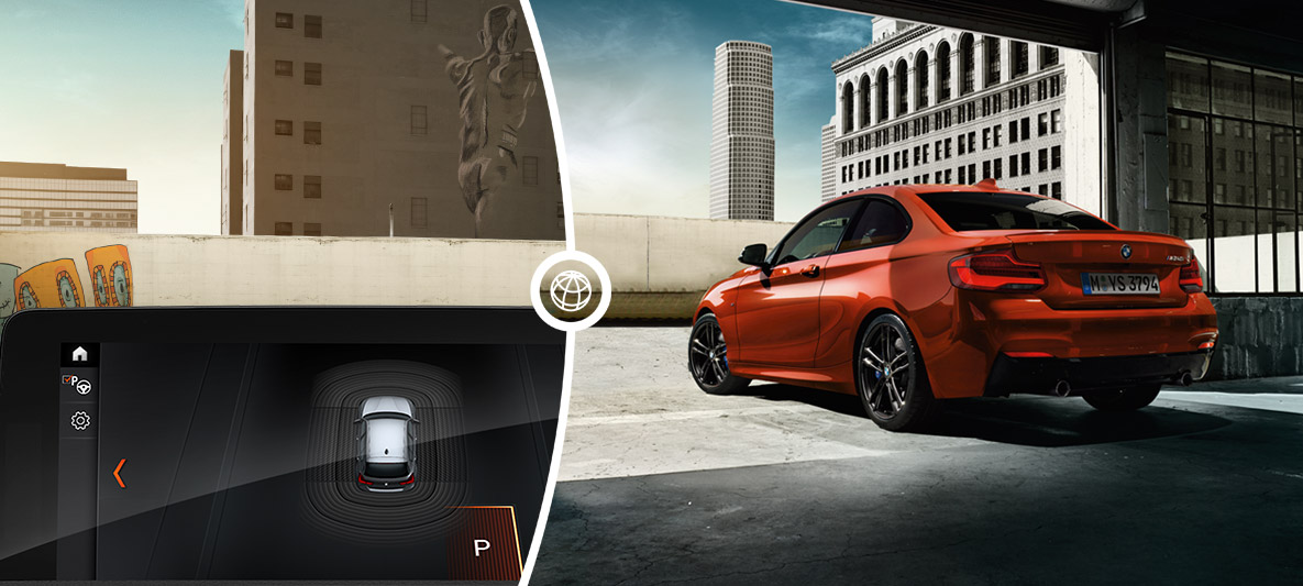 BMW 2-sarjan Coupé pysäköintiavustin BMW 2-sarjan Coupé pysäköintiavustin