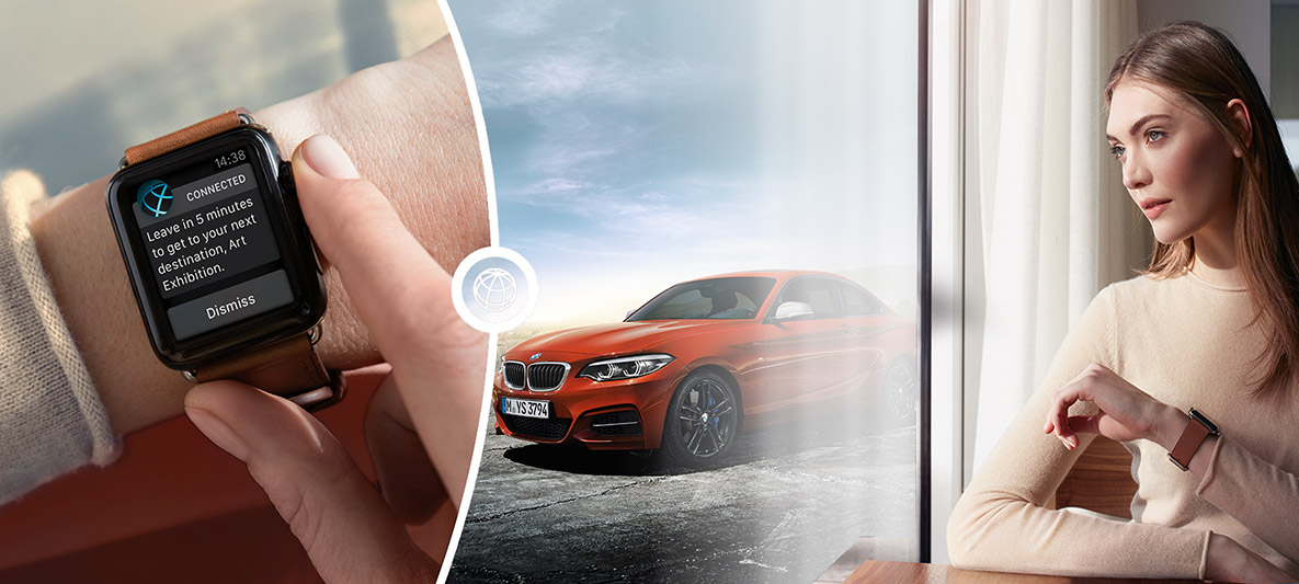 BMW 2-sarjan Coupé Connected Time to Leave BMW 2-sarjan Coupé Connected Time to Leave
