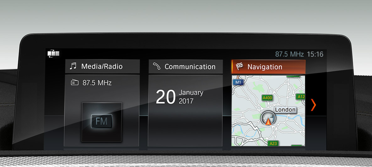 BMW 2-sarjan Coupé monitoiminäyttö BMW 2-sarjan Coupé monitoiminäyttö