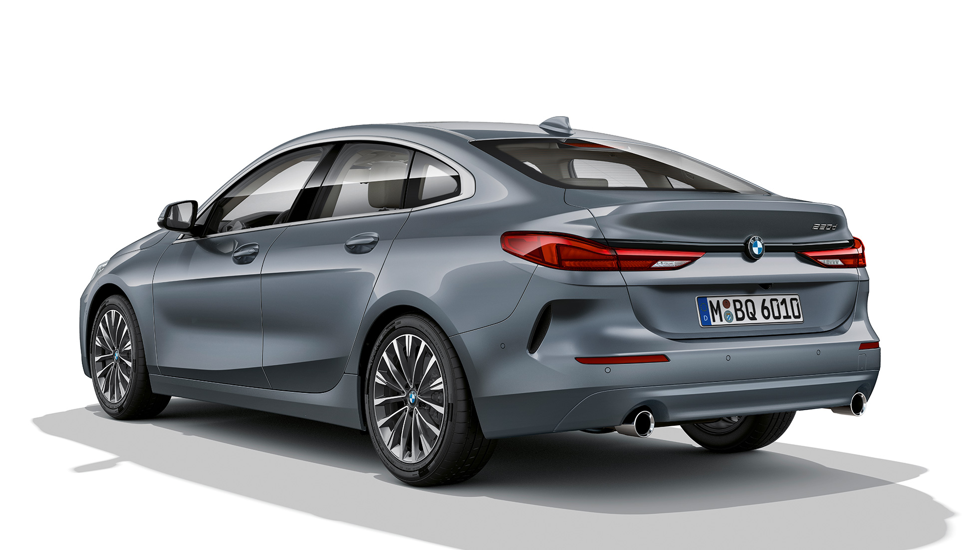 17'' kevytmetallivanteet, BMW 2-sarjan Gran Coupé Business Luxury 17'' kevytmetallivanteet, BMW 2-sarjan Gran Coupé Business Luxury metalliväri Storm Bay F44, 3/4-sivunäkymä