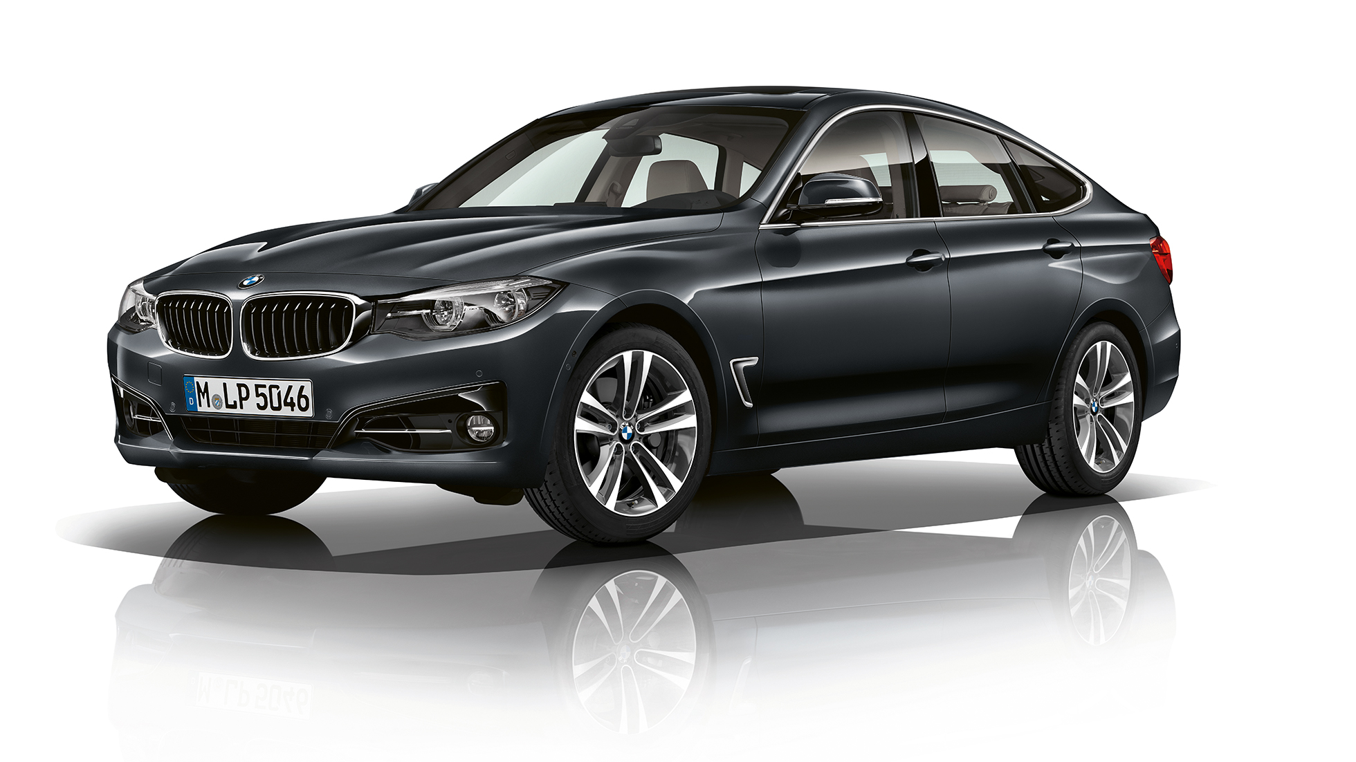 BMW 3-sarjan Gran Turismo, Business Sport, kolmen neljäsosan kuva edestä BMW 3-sarjan Gran Turismo, Business Sport, kolmen neljäsosan kuva edestä