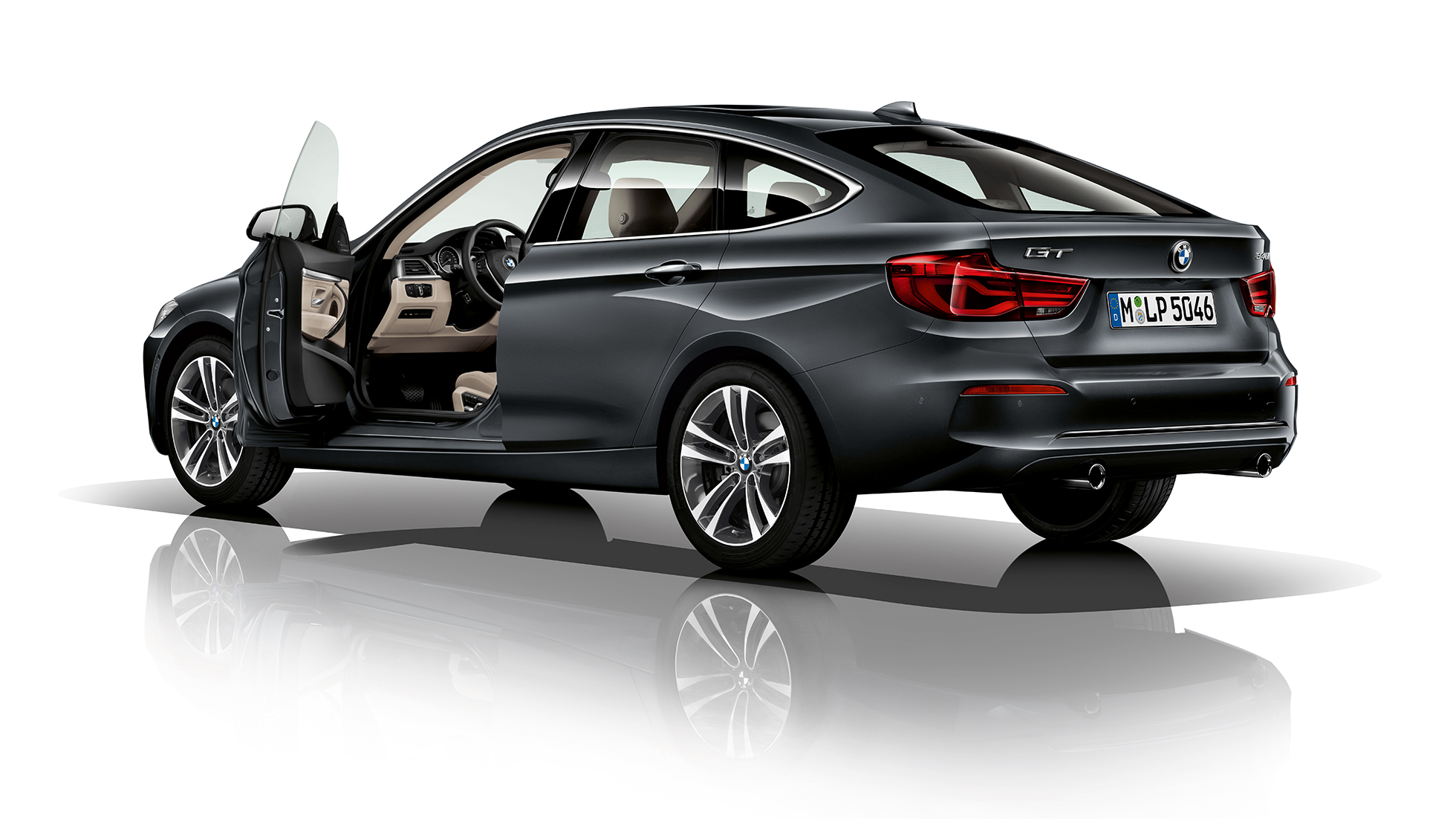 BMW 3-sarjan Gran Turismo, Business Sport, kolmen neljäsosan kuva perästä BMW 3-sarjan Gran Turismo, Business Sport, kolmen neljäsosan kuva perästä