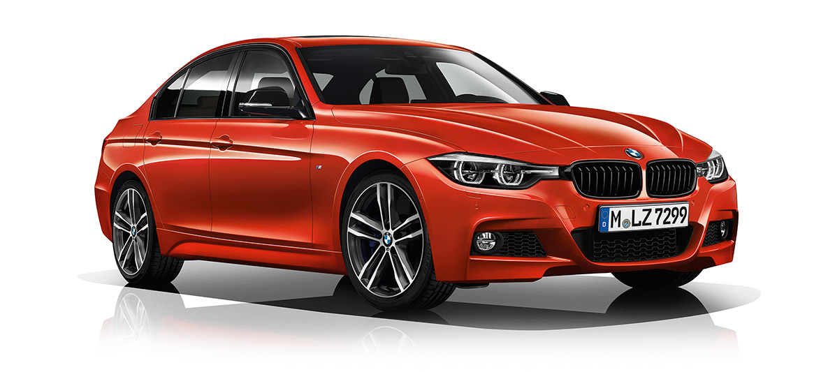BMW 3-sarjan Sedan Business M Sport Shadow etuviistosta BMW 3-sarjan Sedan Business M Sport Shadow etuviistosta