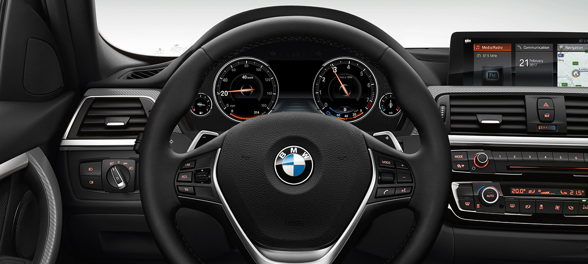 BMW 3-sarjan Sedan Business Sport Shadow ohjaamo BMW 3-sarjan Sedan Business Sport Shadow ohjaamo