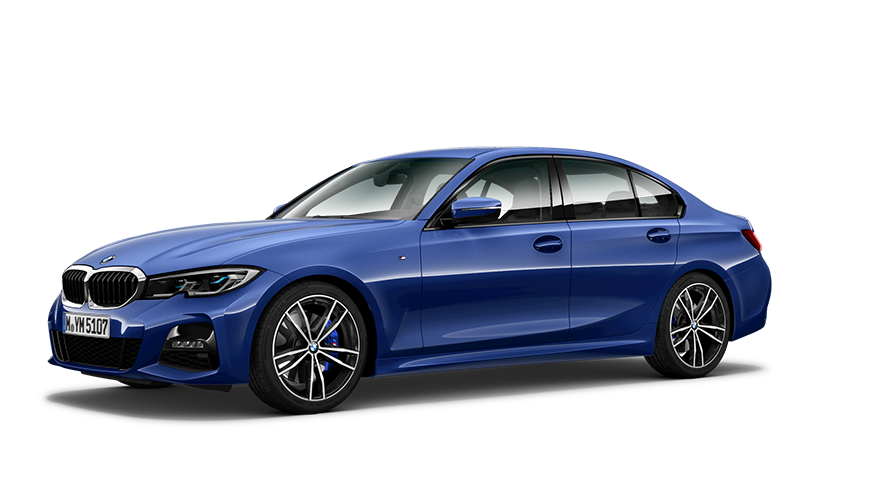 BMW 3-sarja, BMW 3-sarjan Sedan G20, kolmen neljäsosan sivukuva BMW 3-sarja, BMW 3-sarjan Sedan G20, kolmen neljäsosan sivukuva