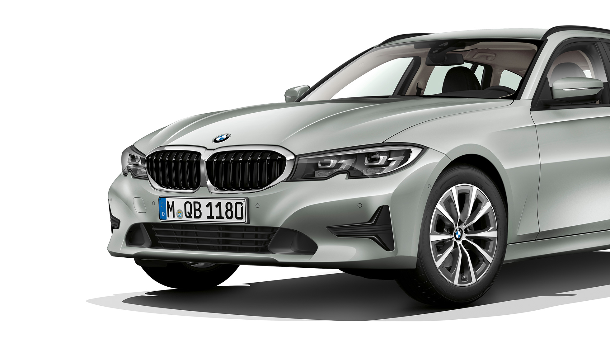 Business-varustelu, 3/4-näkymä edestä BMW 3-sarjan Touring, Business-varustelu, 3/4-näkymä edestä