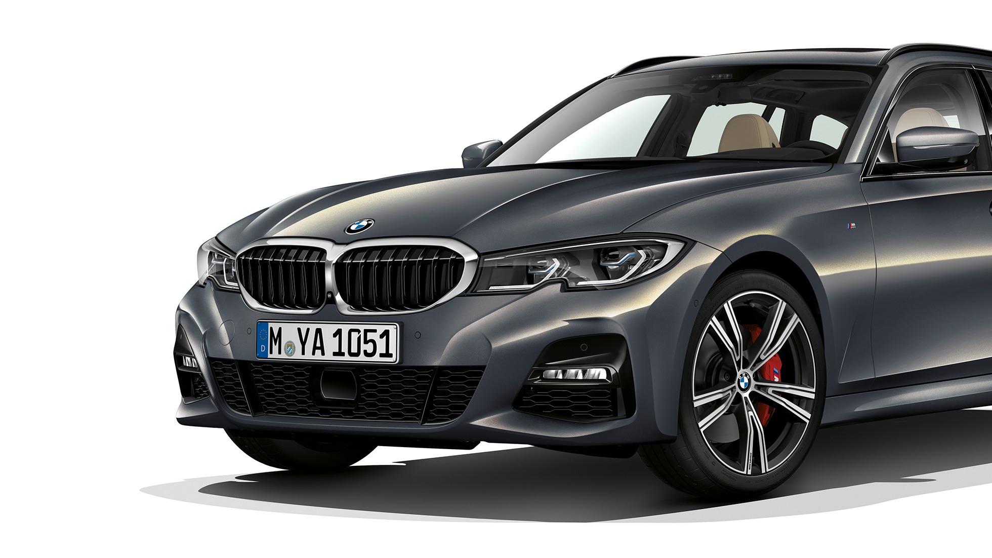 Business M Sport, 3/4-näkymä edestä BMW 3-sarjan Touring, Business M Sport, 3/4-näkymä edestä