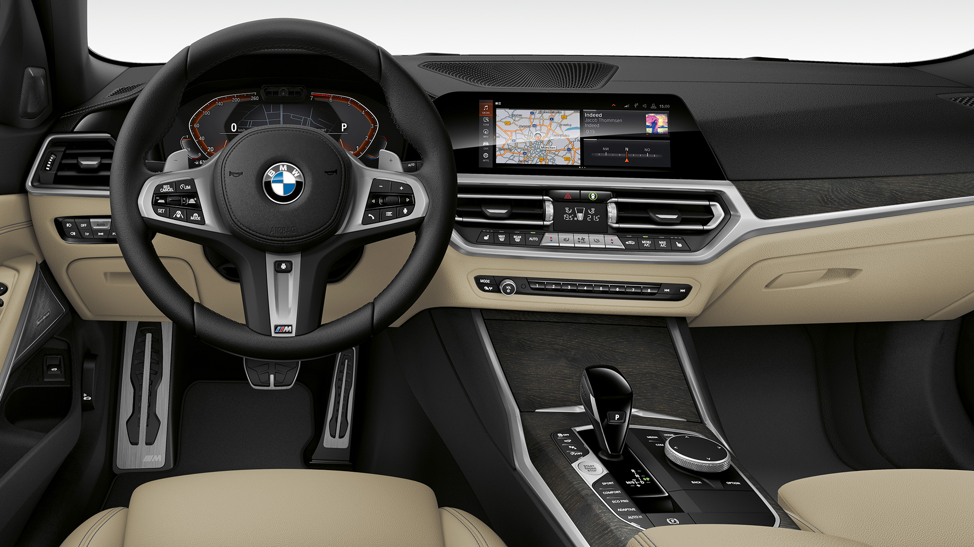 Business M Sport, ohjaamo BMW 3-sarjan Touring, Business M Sport, ohjaamo