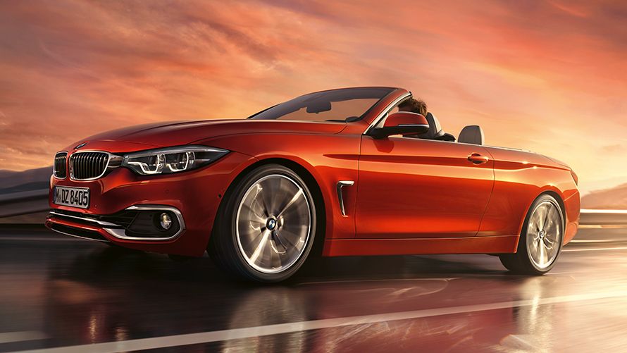 BMW 4-sarjan Cabrio siluetti BMW 4-sarjan Cabrio siluetti
