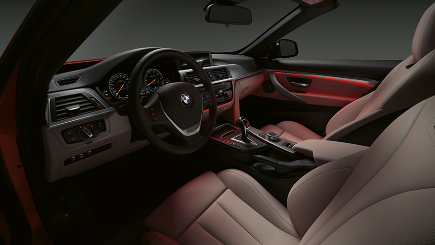 BMW 4-sarjan Cabrio sisätila BMW 4-sarjan Cabrio sisätila