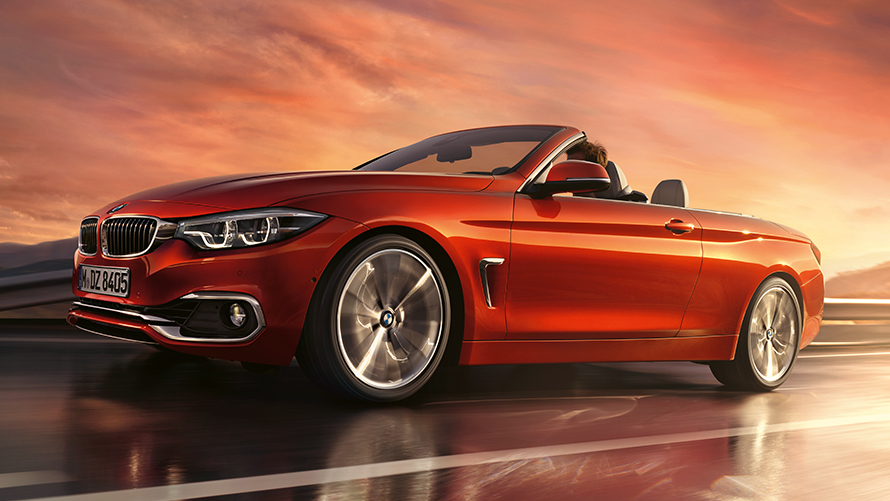 BMW 4-sarjan Cabrio siluetti BMW 4-sarjan Cabrio siluetti