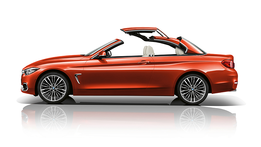 BMW 4-sarjan Cabrio katon avaaminen 1 BMW 4-sarjan Cabrio katon avaaminen 1