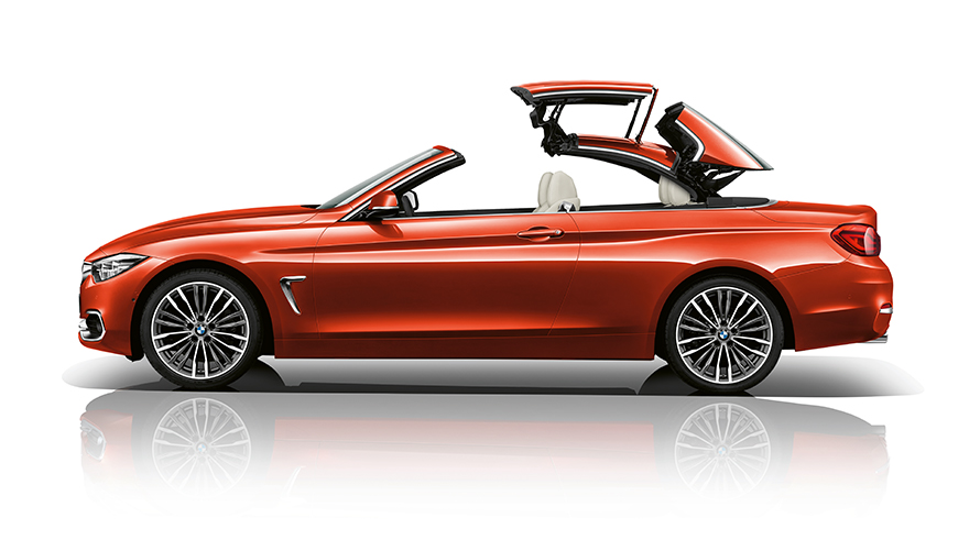 BMW 4-sarjan Cabrio katon avaaminen 2 BMW 4-sarjan Cabrio katon avaaminen 2