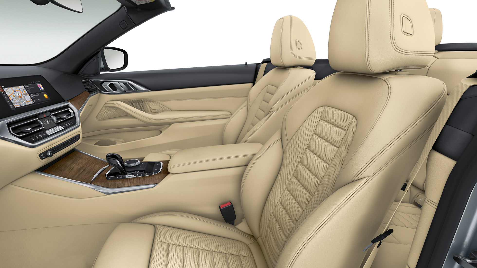Istuimet BMW 4-sarjan Cabrio perusvarustelu G23 2020 BMW 4-sarjan Cabrio G23 2020 perusvarustelu sisätila istuimet