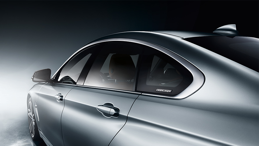 BMW 4-sarjan Gran Coupé siluetti BMW 4-sarjan Gran Coupé siluetti